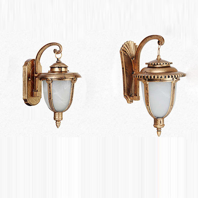 Aluminum Glass Carriage Lantern Outdoor Light