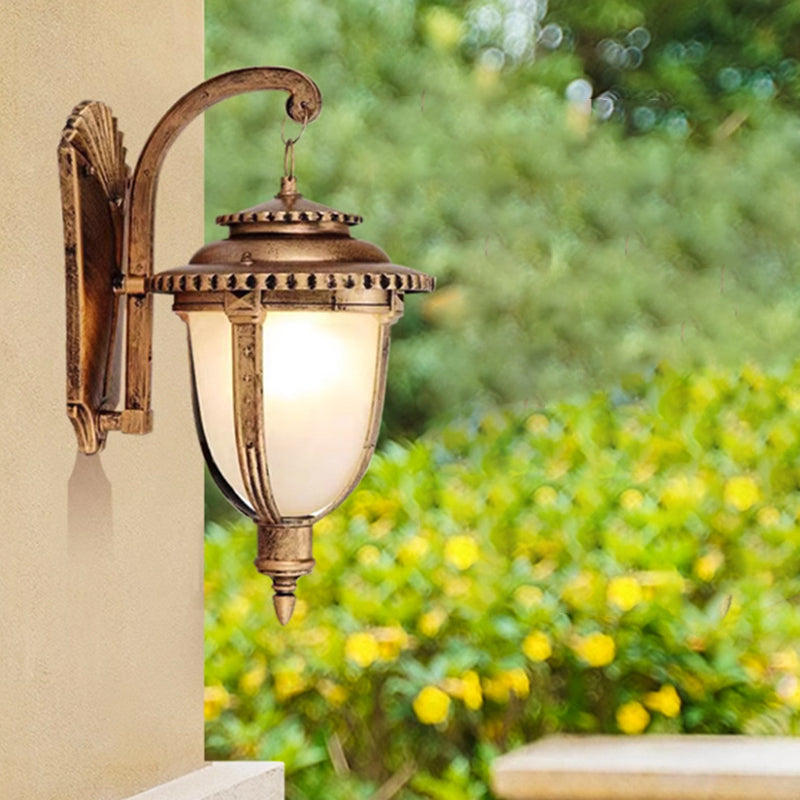 Aluminum Glass Carriage Lantern Outdoor Light
