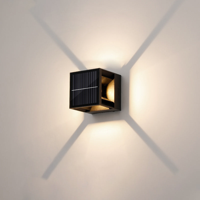 Aluminum ABS Cube Patio Outdoor Light