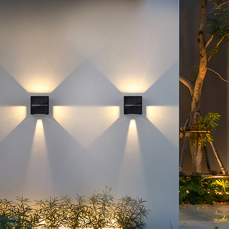 Aluminum ABS Cube Patio Outdoor Light
