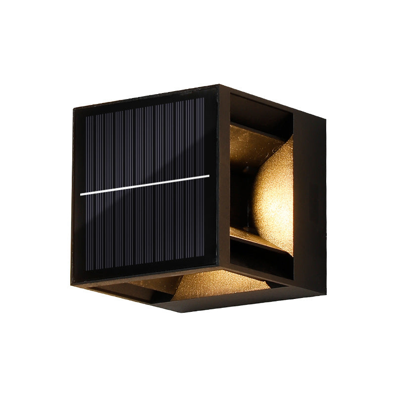 Aluminum ABS Cube Patio Outdoor Light