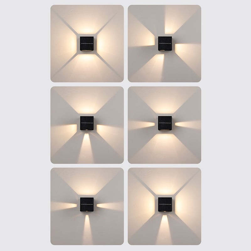 Aluminum ABS Cube Patio Outdoor Light