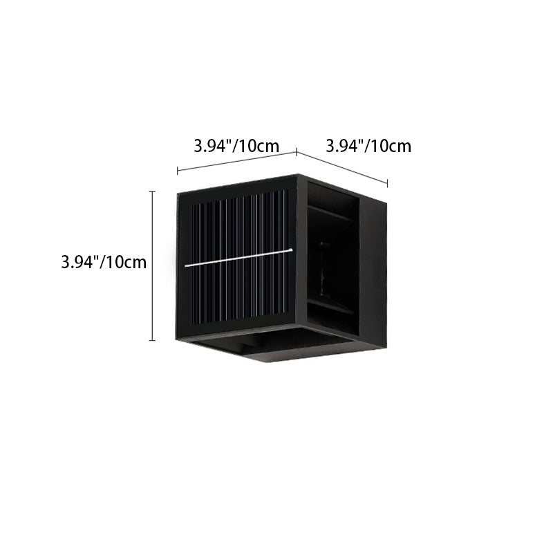 Aluminum ABS Cube Patio Outdoor Light