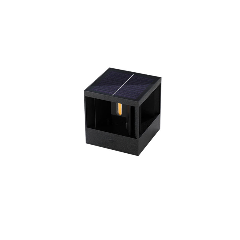 Aluminum ABS Cube Patio Outdoor Light