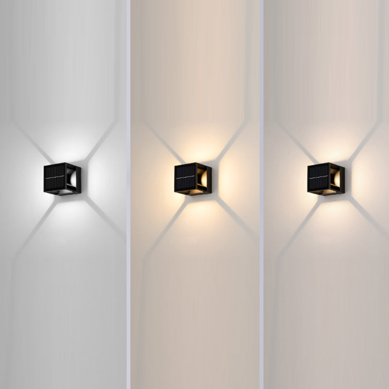 Aluminum ABS Cube Patio Outdoor Light