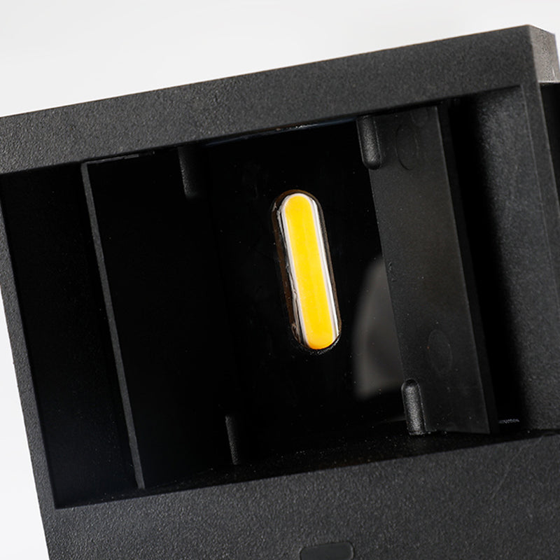 Aluminum ABS Cube Patio Outdoor Light
