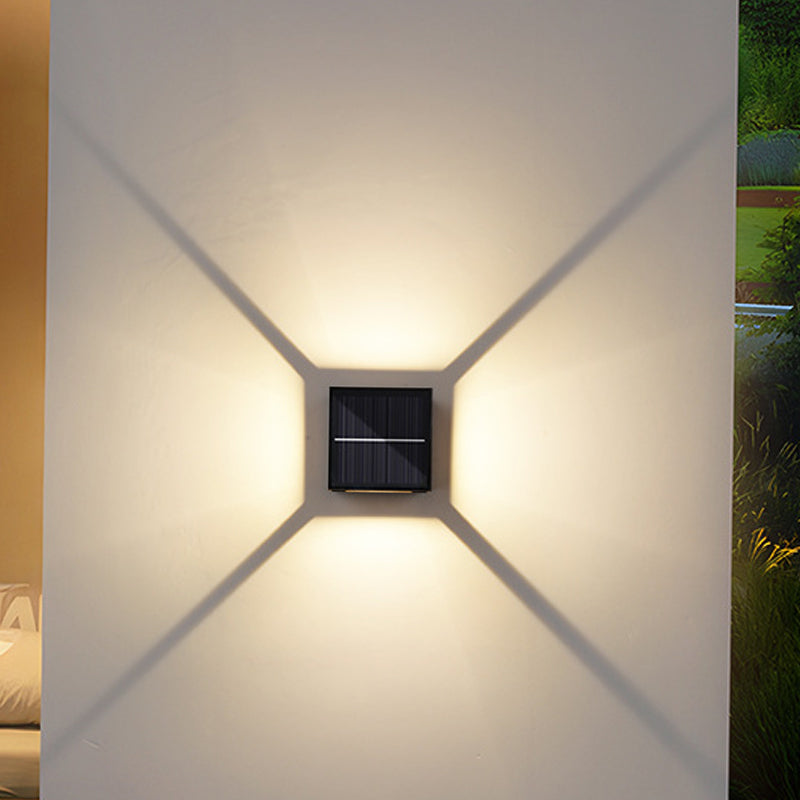 Aluminum ABS Cube Patio Outdoor Light