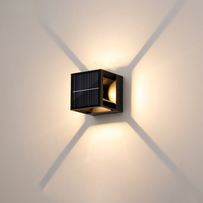 Aluminum ABS Cube Patio Outdoor Light
