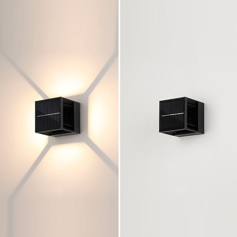 Aluminum ABS Cube Patio Outdoor Light