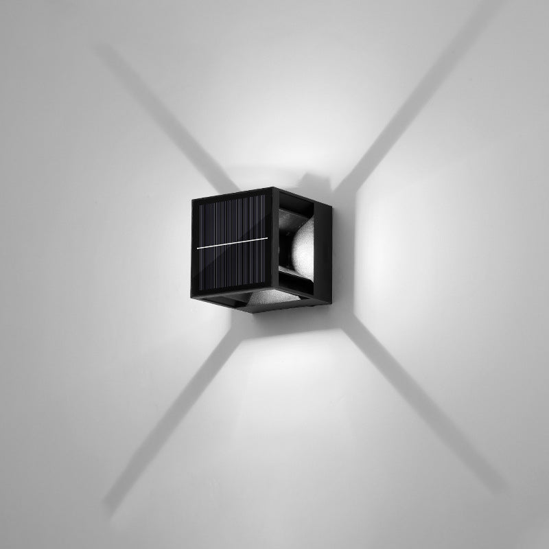 Aluminum ABS Cube Patio Outdoor Light