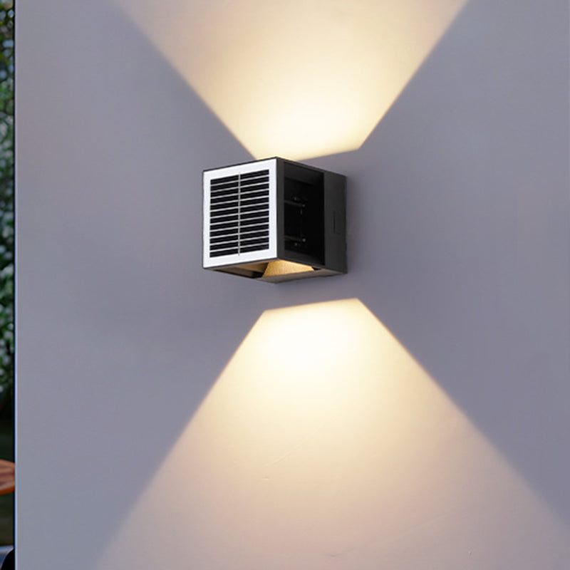Aluminum ABS Cube Patio Outdoor Light