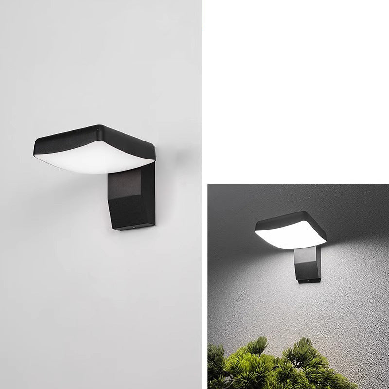 Rotatable Aluminum PC Square Outdoor Light