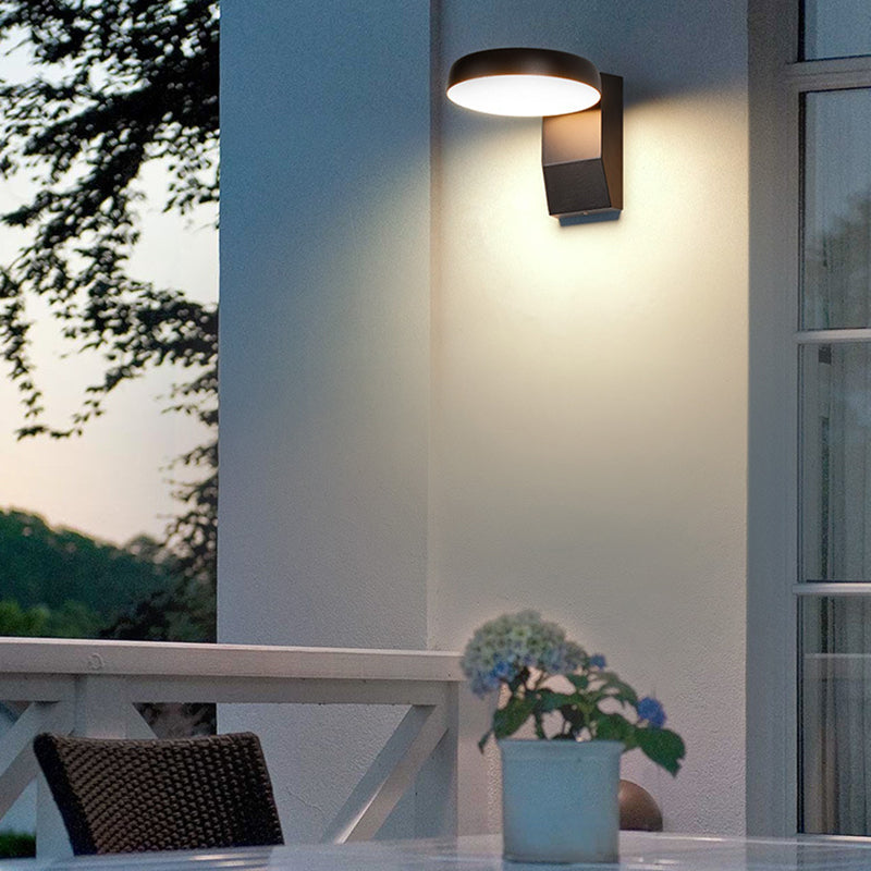 Rotatable Aluminum PC Square Outdoor Light