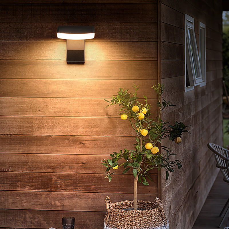 Rotatable Aluminum PC Square Outdoor Light