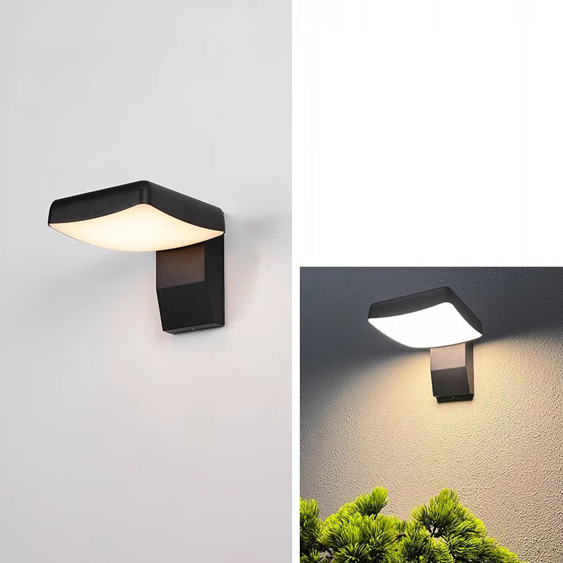 Rotatable Aluminum PC Square Outdoor Light