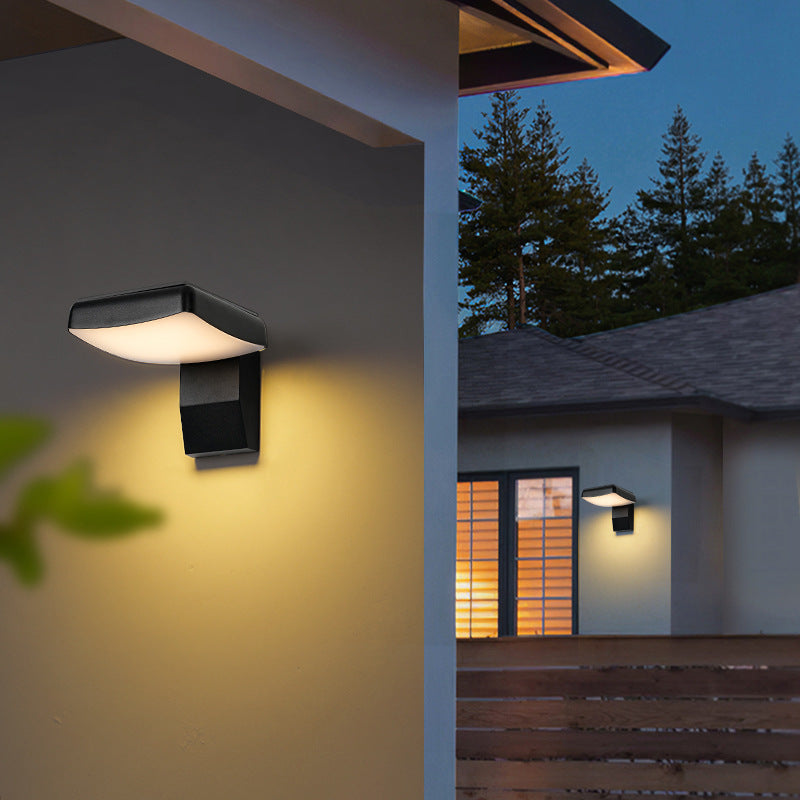 Rotatable Aluminum PC Square Outdoor Light