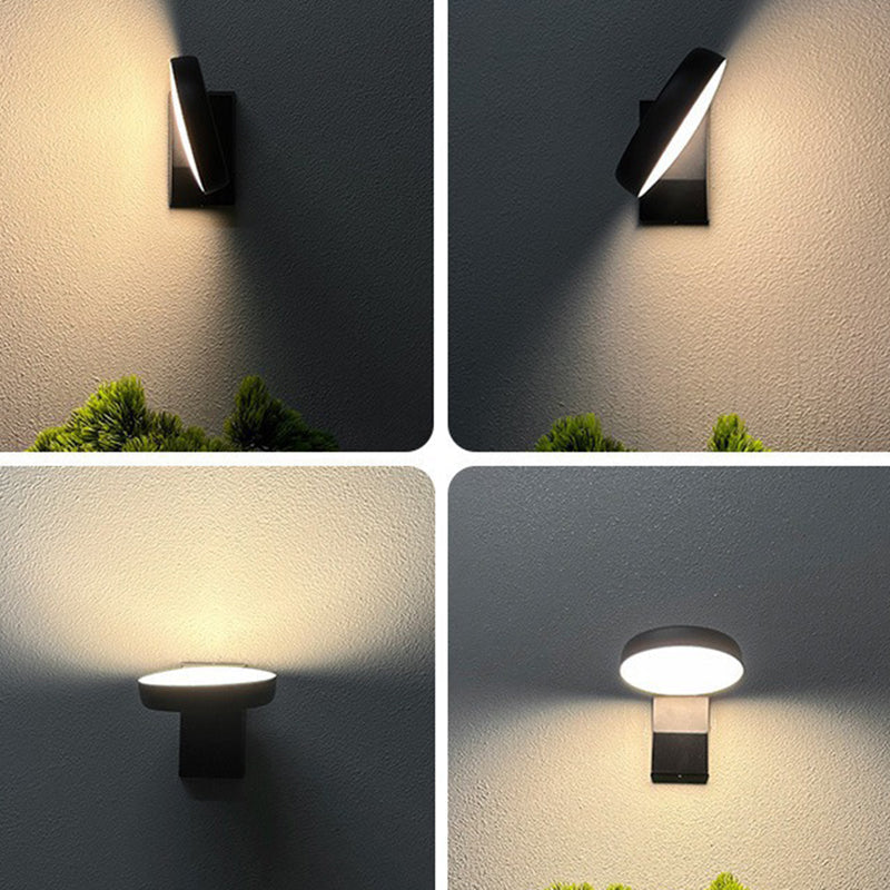 Rotatable Aluminum PC Square Outdoor Light