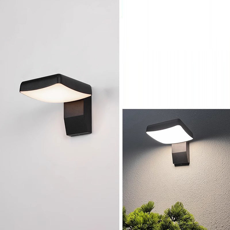 Rotatable Aluminum PC Square Outdoor Light