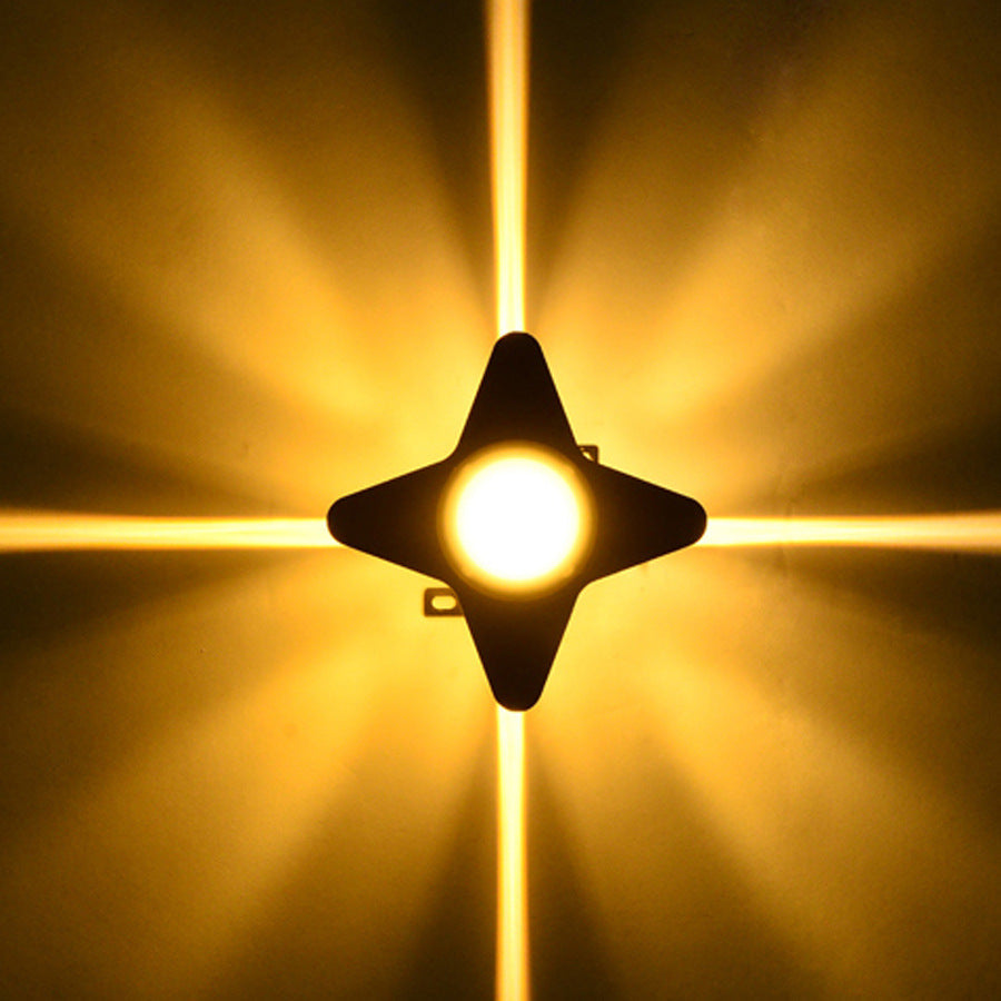 Aluminum Acrylic PC Cross Outdoor Light