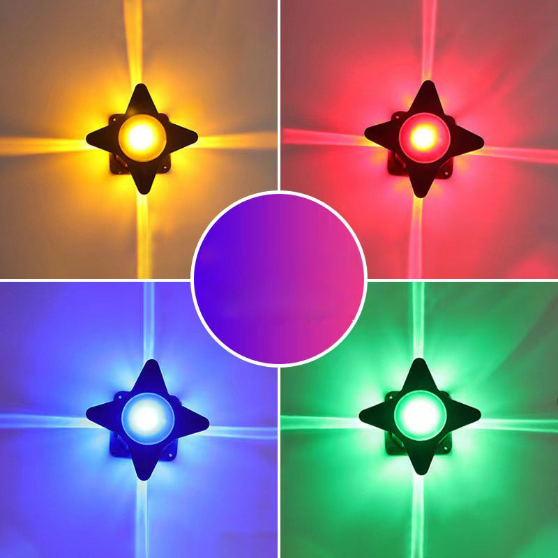 Aluminum Acrylic PC Cross Outdoor Light