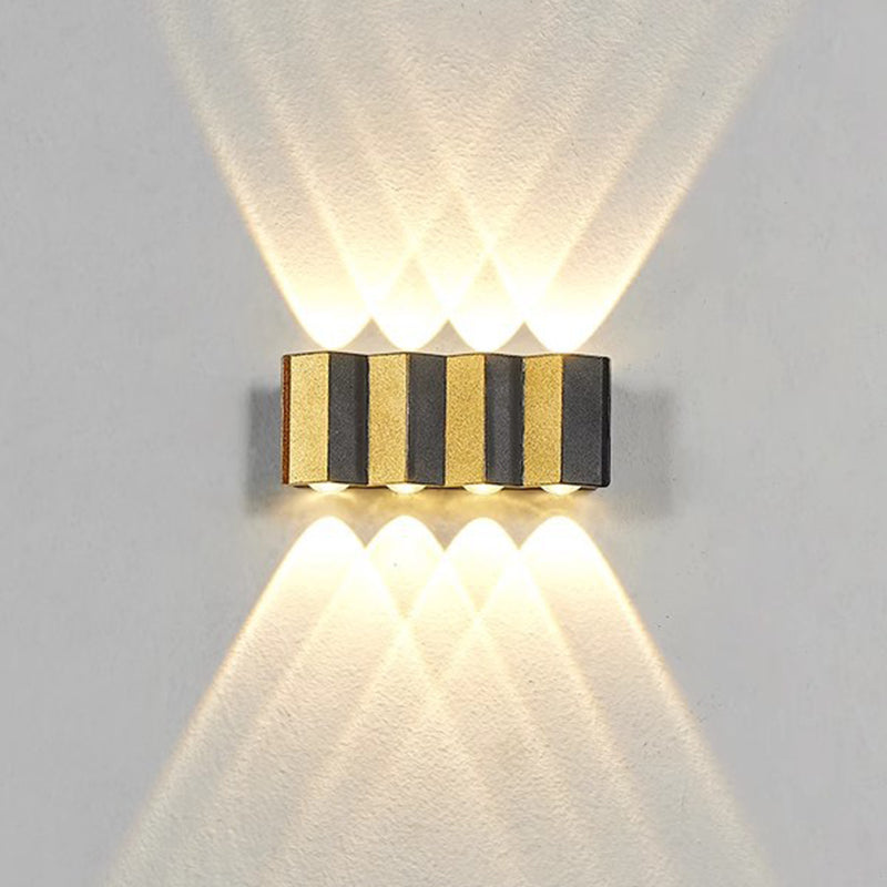 Aluminum Rectangular Bent Up Outdoor Light