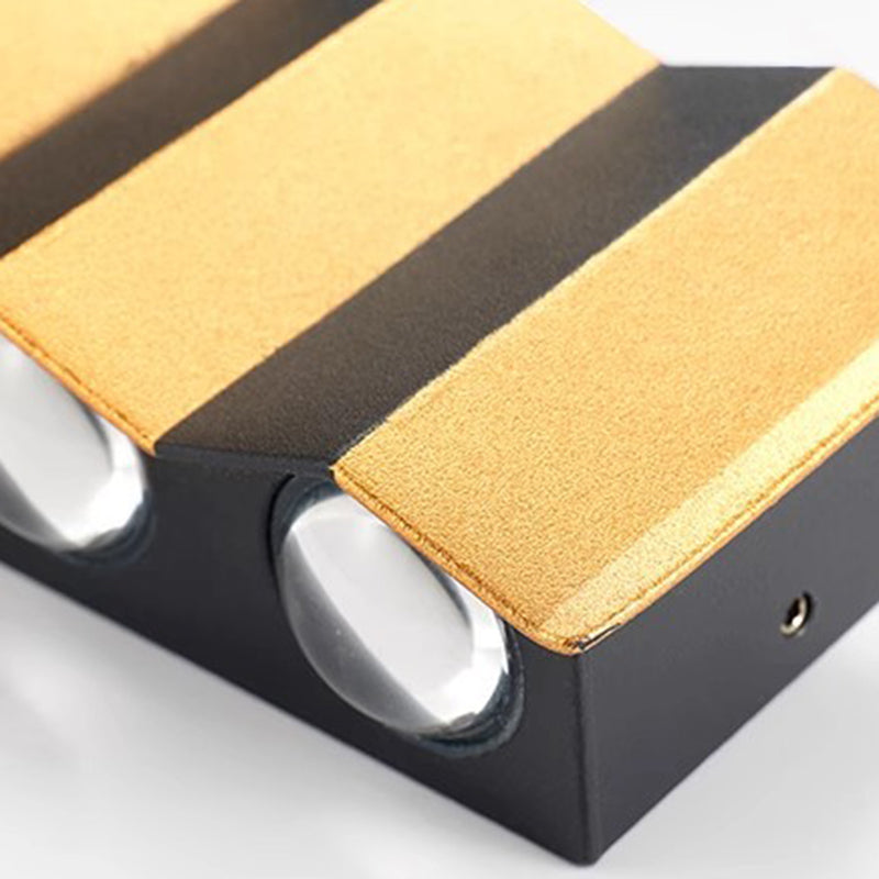 Aluminum Rectangular Bent Up Outdoor Light