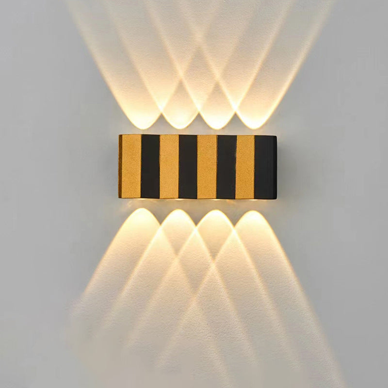 Aluminum Rectangular Bent Up Outdoor Light