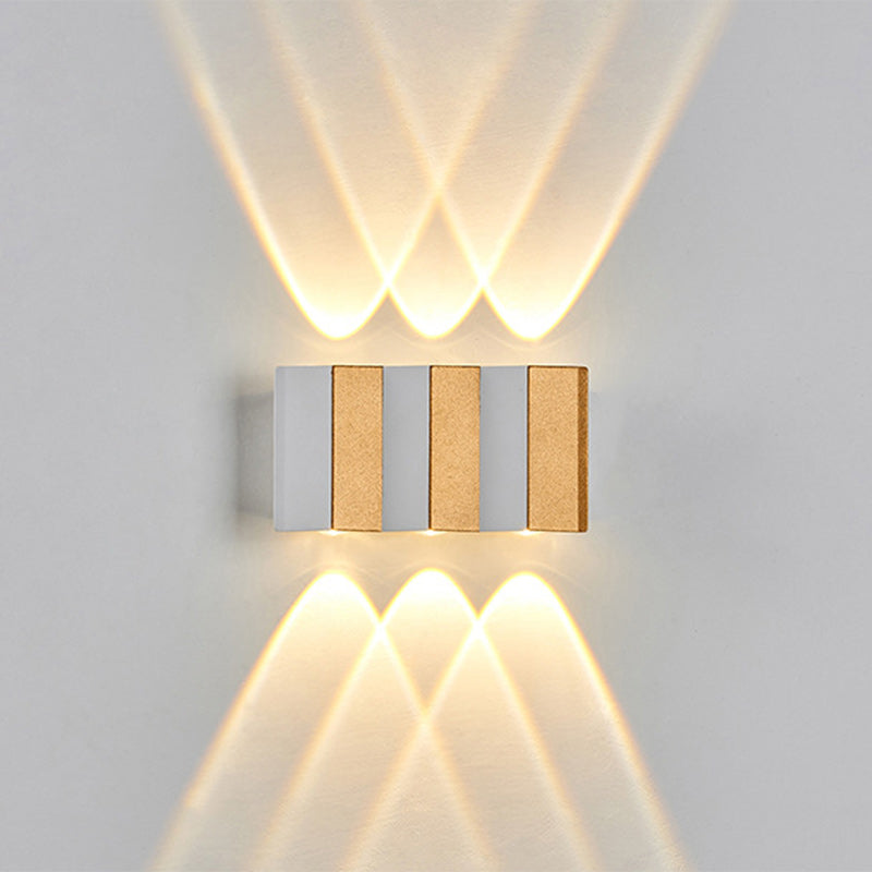 Aluminum Rectangular Bent Up Outdoor Light