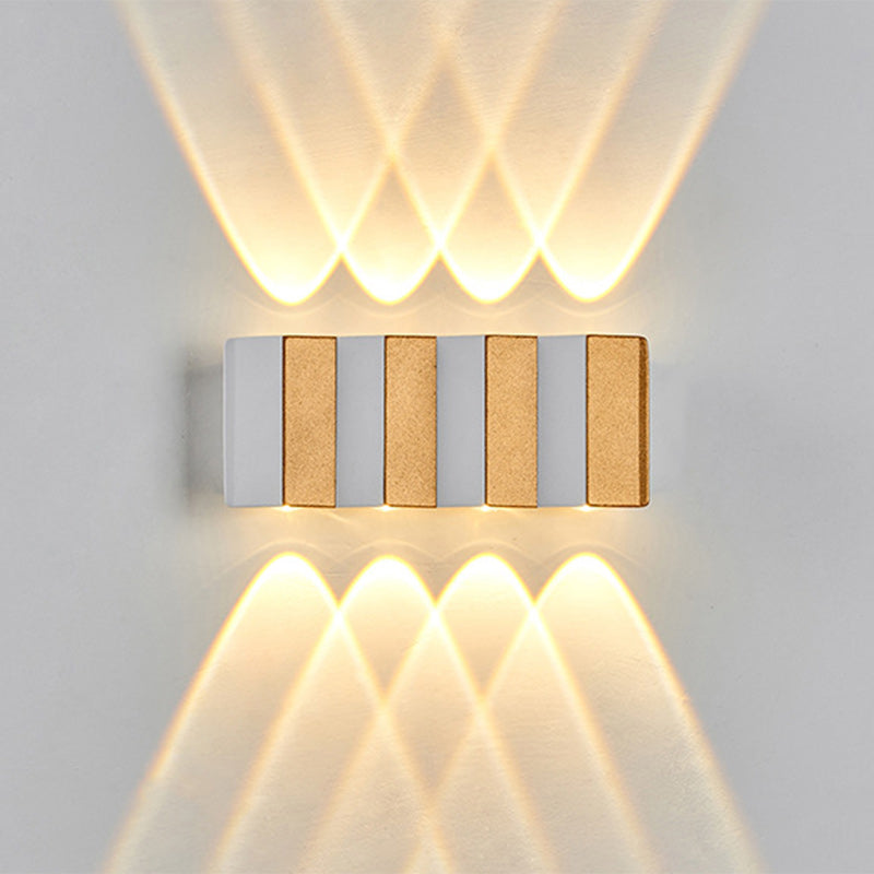 Aluminum Rectangular Bent Up Outdoor Light