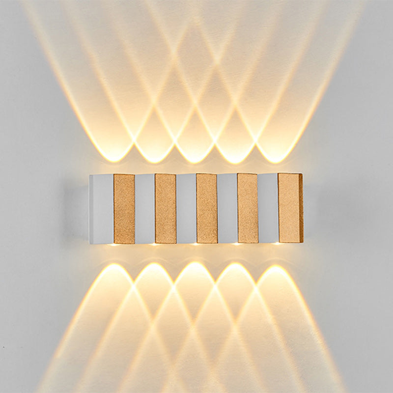 Aluminum Rectangular Bent Up Outdoor Light