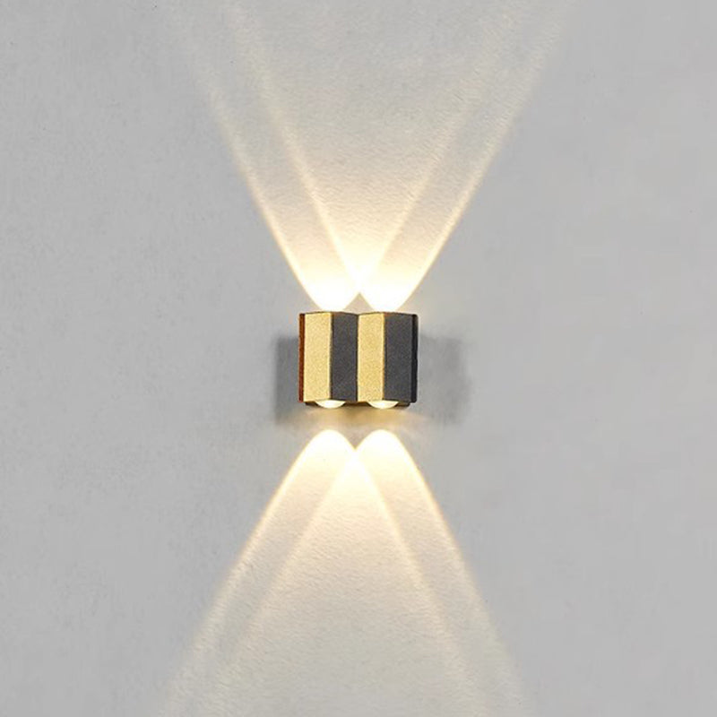 Aluminum Rectangular Bent Up Outdoor Light