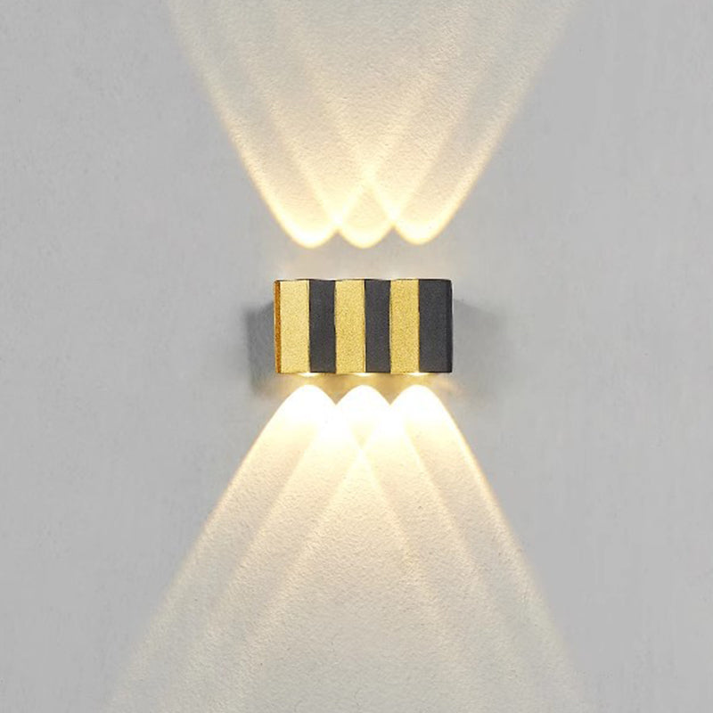Aluminum Rectangular Bent Up Outdoor Light