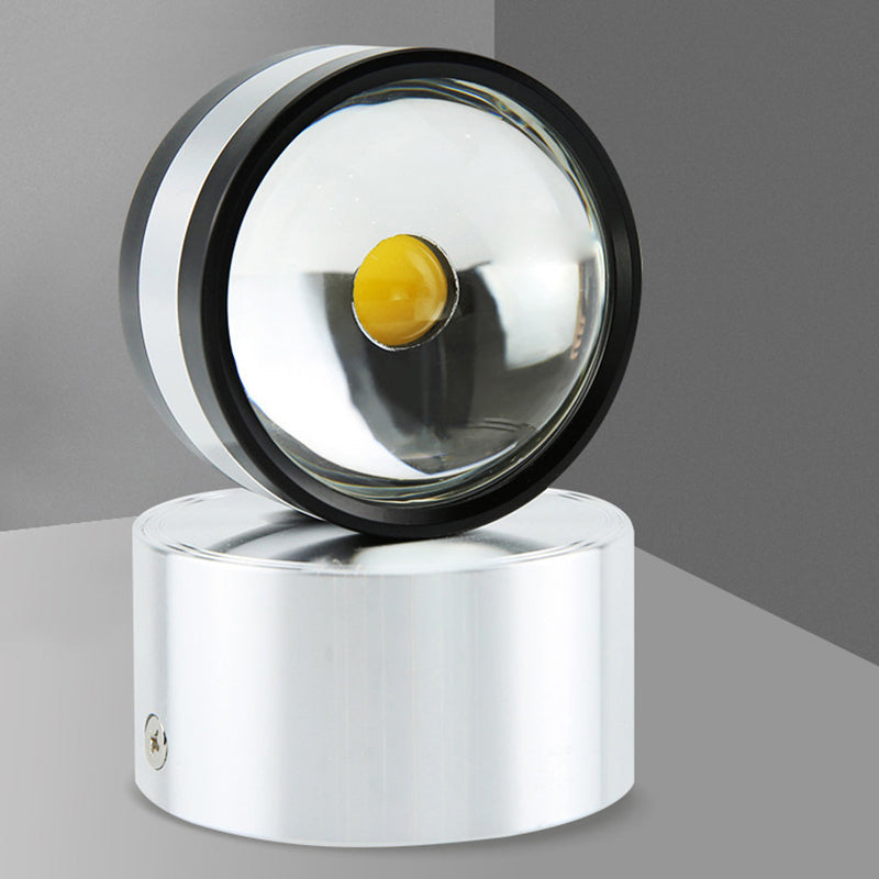 Aluminum Crystal Ball Hallway Wall Lamp