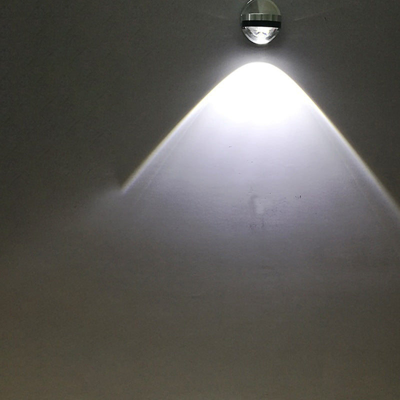 Aluminum Crystal Ball Hallway Wall Lamp