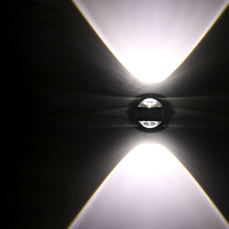 Aluminum Crystal Ball Hallway Wall Lamp