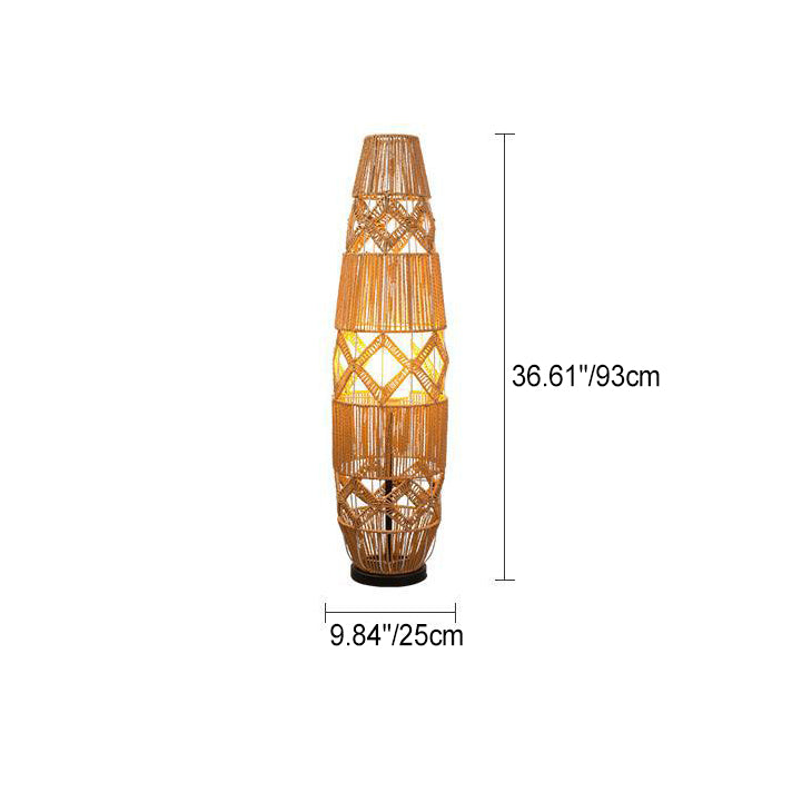 Handmade Weaving Floor Lamp
