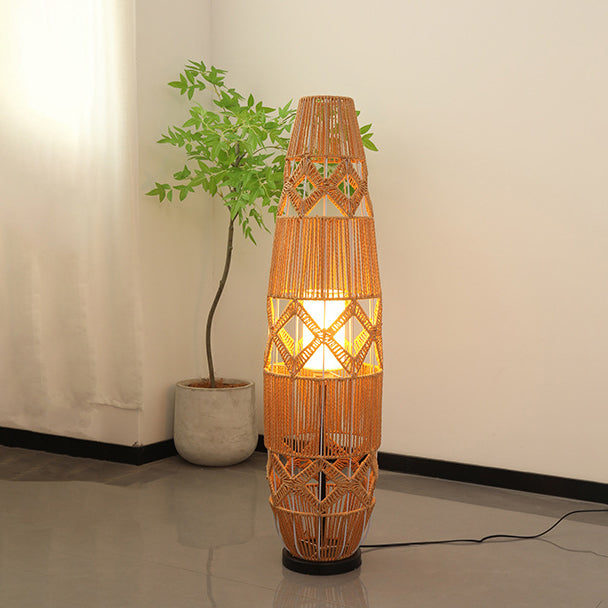Handmade Weaving Floor Lamp