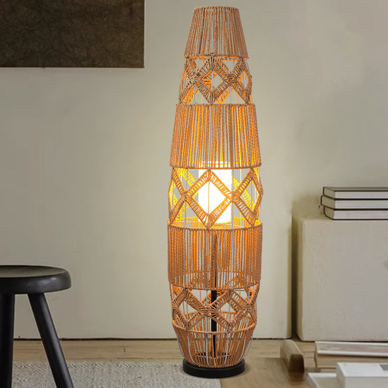 Handmade Weaving Floor Lamp