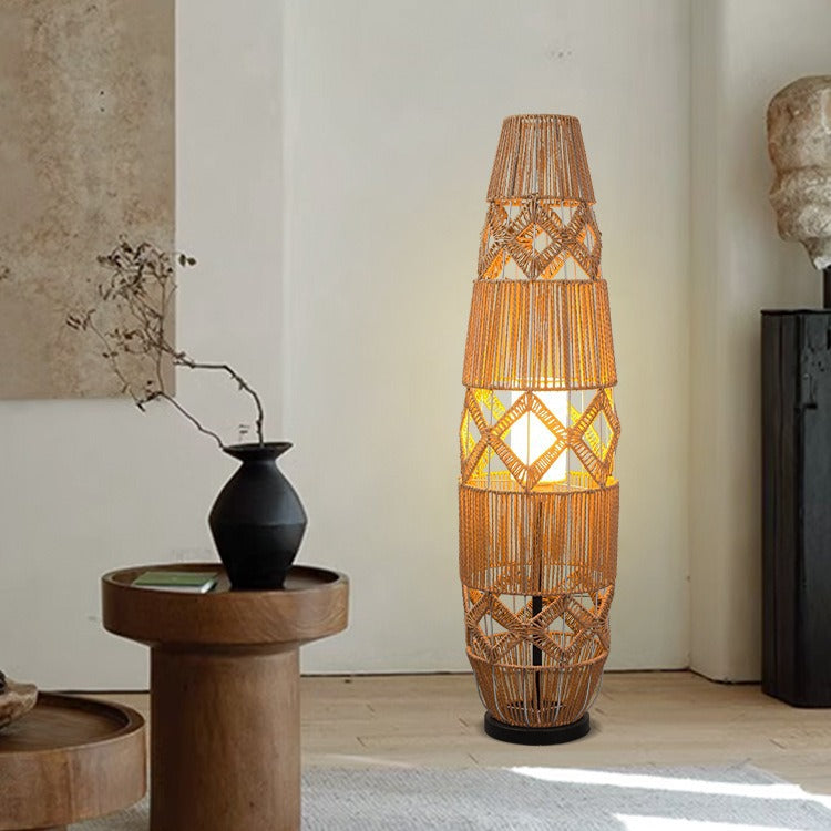 Handmade Weaving Floor Lamp
