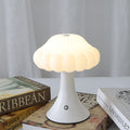 Rechargeable Iron Acrylic Mushroom Table Lamp