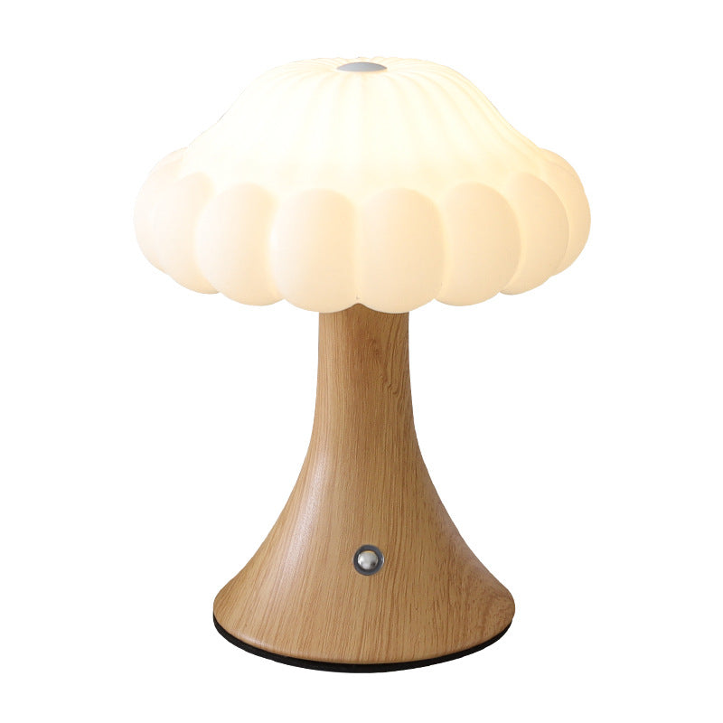 Rechargeable Iron Acrylic Mushroom Table Lamp