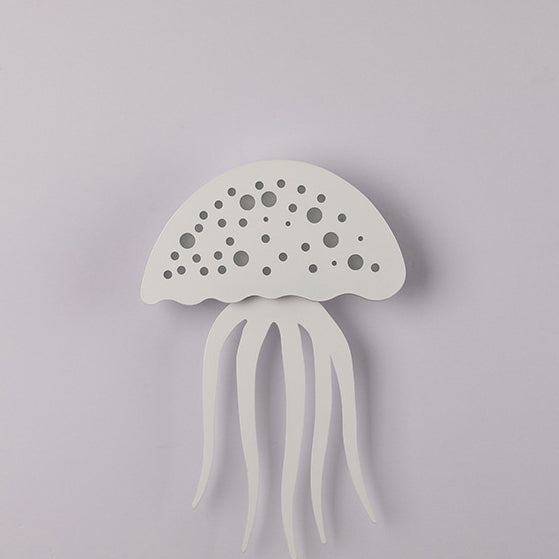 Iron Acrylic Jellyfish Bedroom Wall Lamp