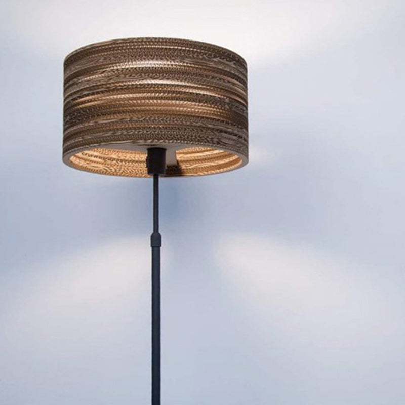 Corrugated Cardboard Floor Lamp