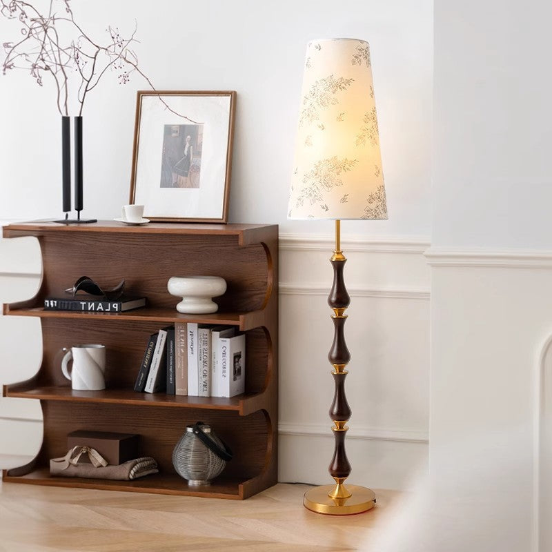 Solid Wood Floor Lamp