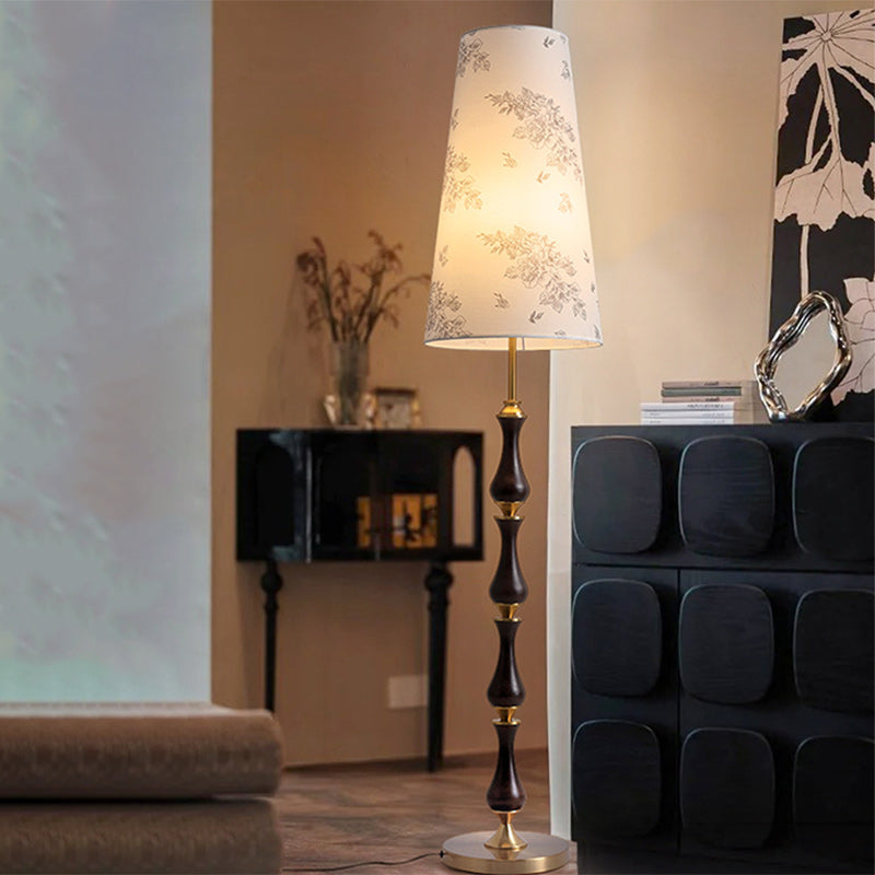 Solid Wood Floor Lamp