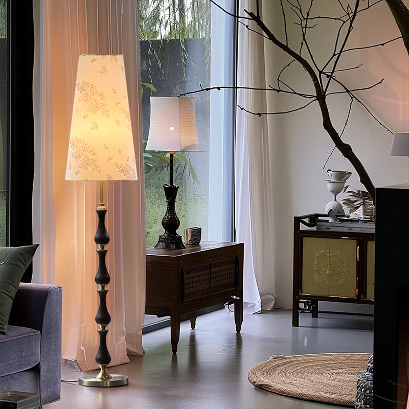 Solid Wood Floor Lamp