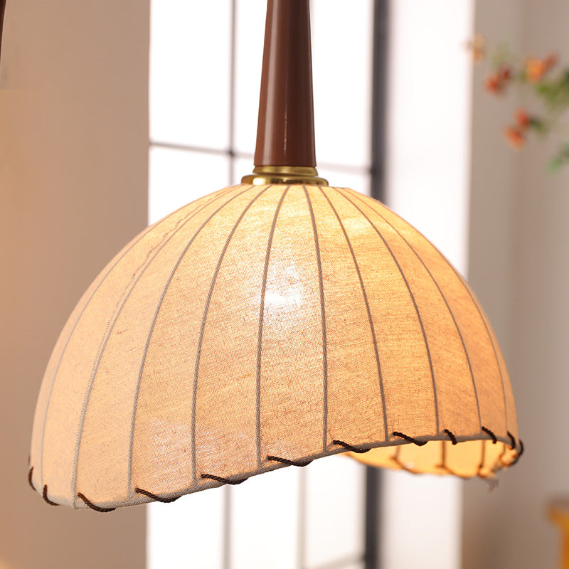Contemporary Retro Wood Iron Floor Lamp