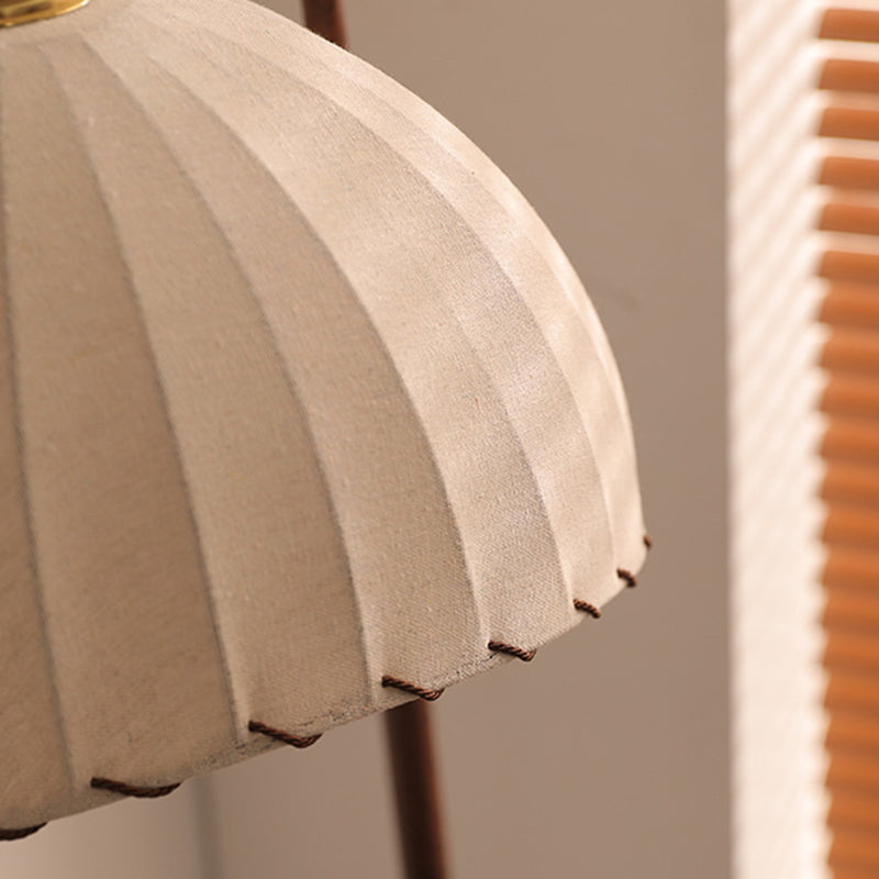 Contemporary Retro Wood Iron Floor Lamp