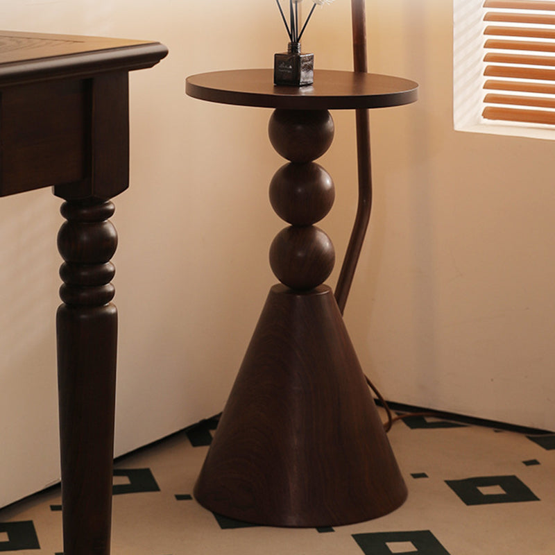 Contemporary Retro Wood Iron Floor Lamp