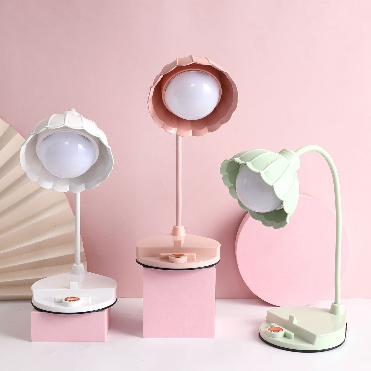 ABS PP Rechargeable Touch Table Lamp